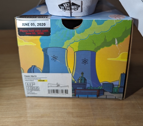 Vans Junior Classic Slip-On The Simpsons Family Pets Sneakers Size 6.5 J - Picture 6 of 17